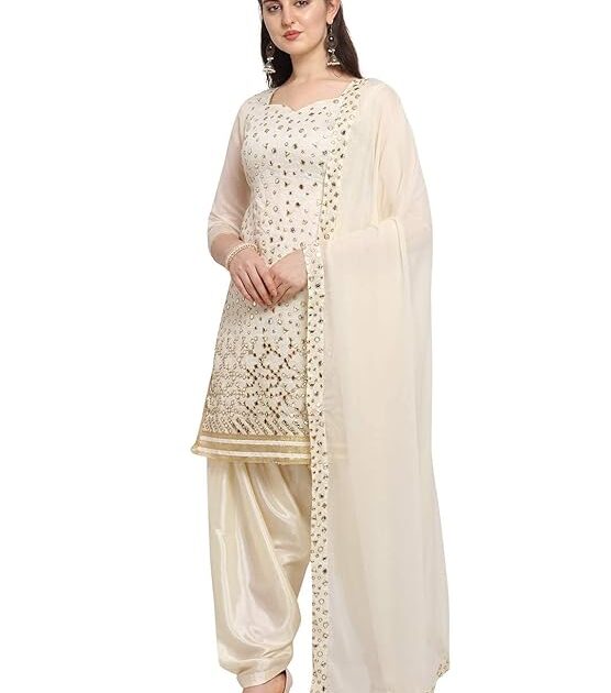 Chanderi Cotton unstitched salwar suit