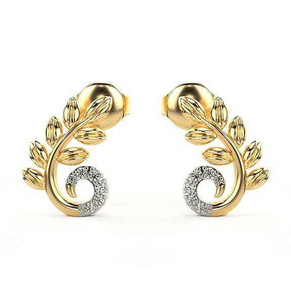 Diamond Gold Earrings for Women