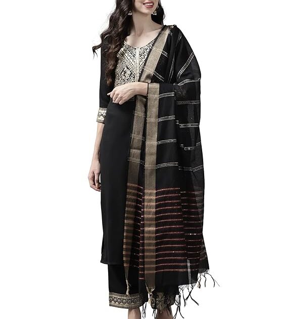 INDO ERA Women's Cotton Blend Kurta