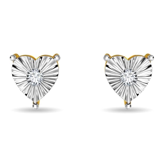 Kisna Gold Stud Earrings