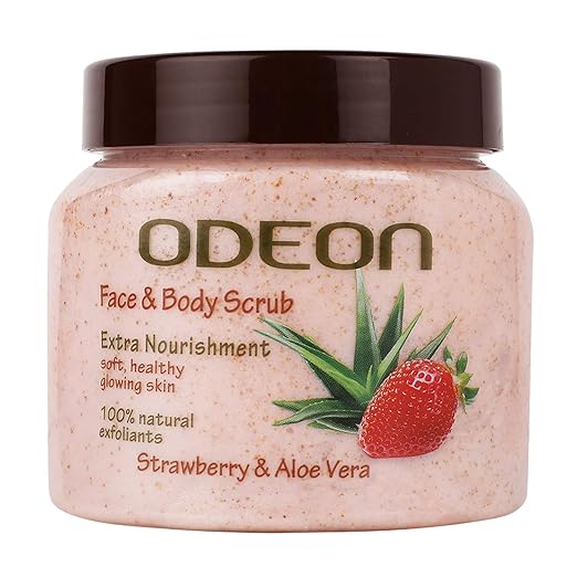 Odeon Strawberry Aloe Vera Scrub