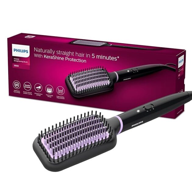 Philips hair straightener brush