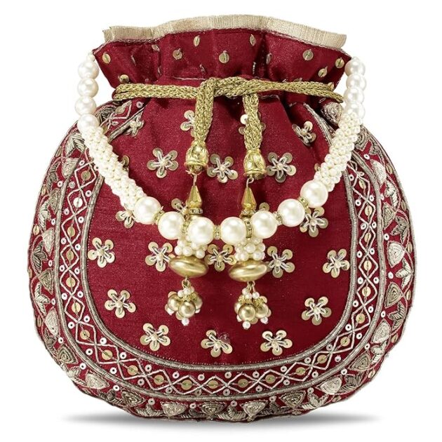 Stylish ethnic clutch purse for women