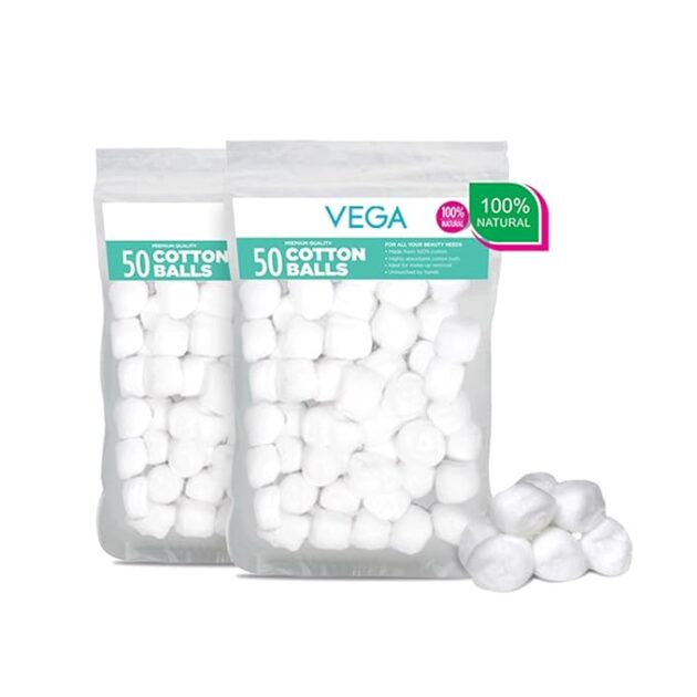 VEGA Cotton Balls for Nail Polish Removal