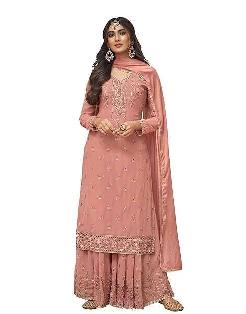 Women Georgette semi stitched salwar suit