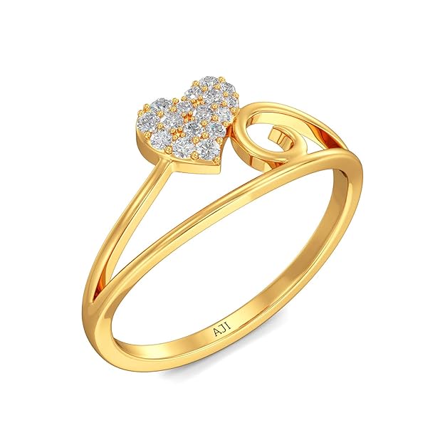 yellow gold ring for girls