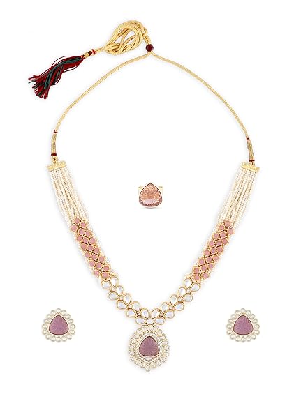 Zaveri Pearls women Kundan set