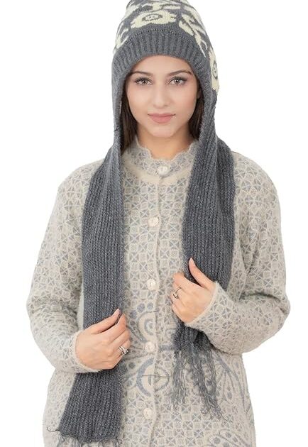 AMOLDO Women Cozy Winter Wool Cap