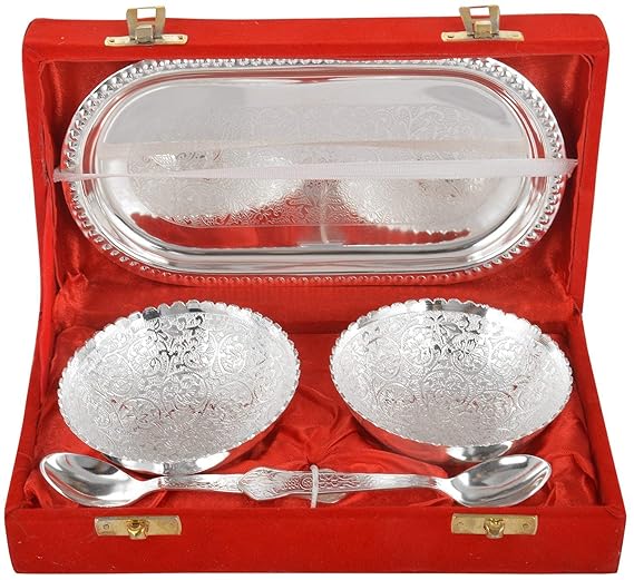 Capsul 5-piece German silver bowl set