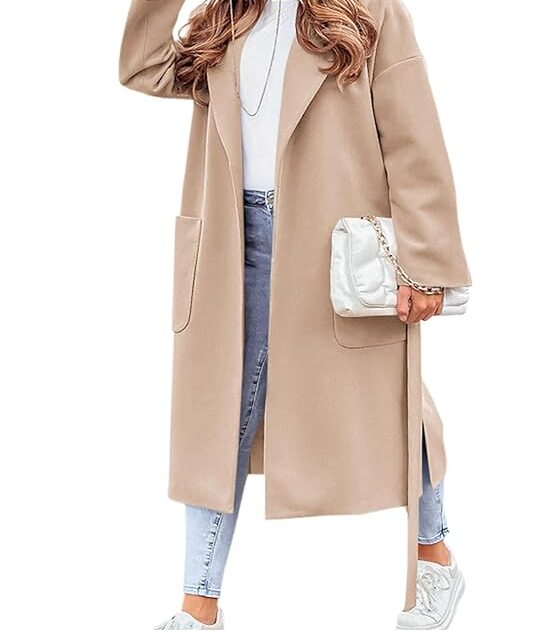 FSHAOES Women Long Jacket