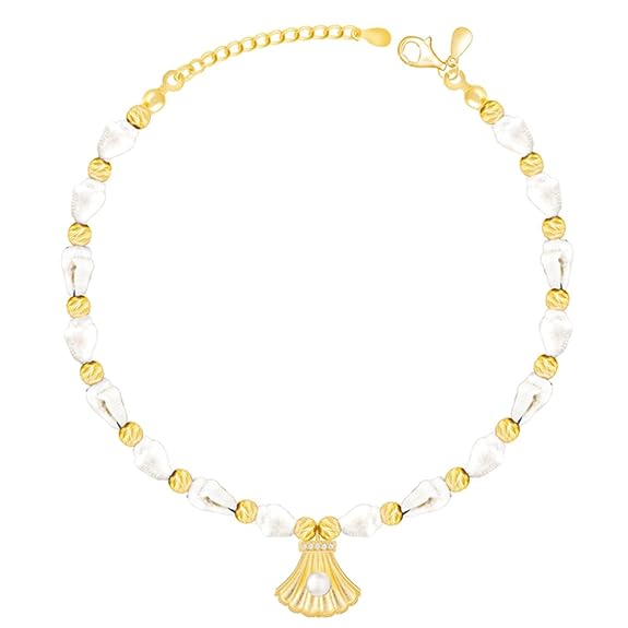 GIVA 925 Silver Shell Anklet