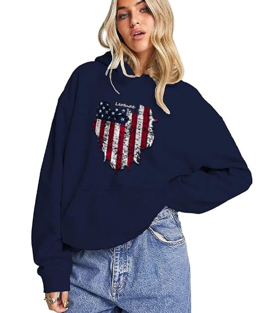 LEOTUDE Women Oversized Sweatshirt