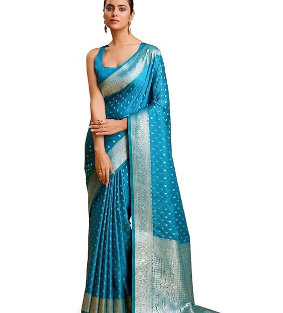 Monjolika Women Banarasi Silk Saree