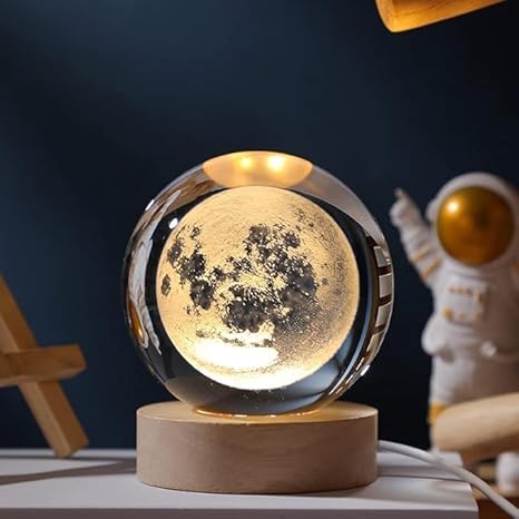 Moon Crystal Ball LED Night Light