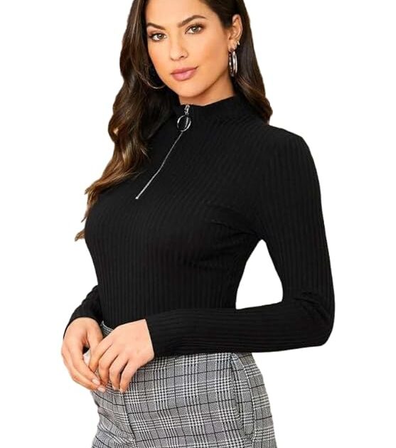 MYSTIFY Women Slim Fit Sweater