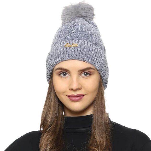 RR DESIGN Women Winter Woolen Cap