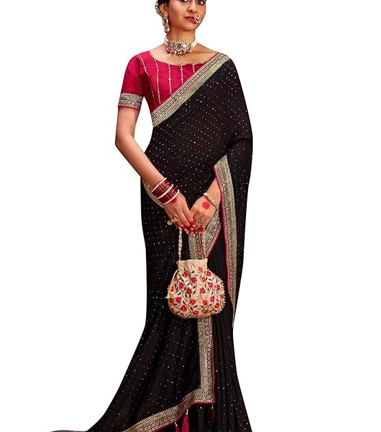 Saree Women Multicolor Silk Saree