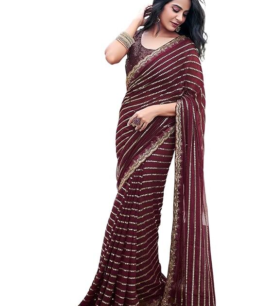 Satrani Women Georgette Saree