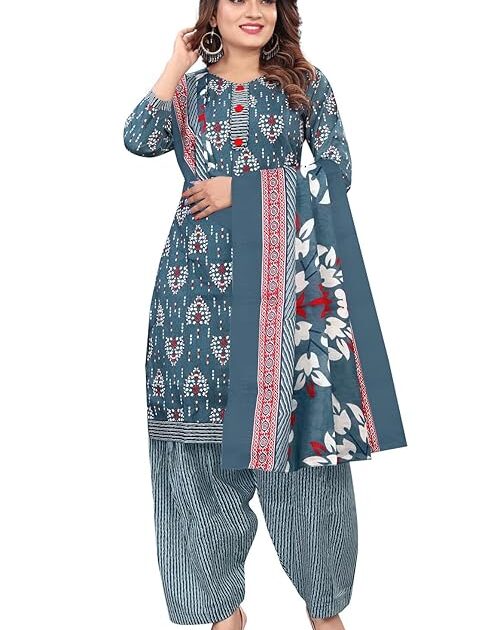 Women Cotton Patiala Salwar Suit