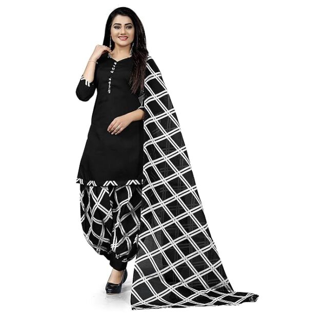 Women Cotton Printed Salwar Suit