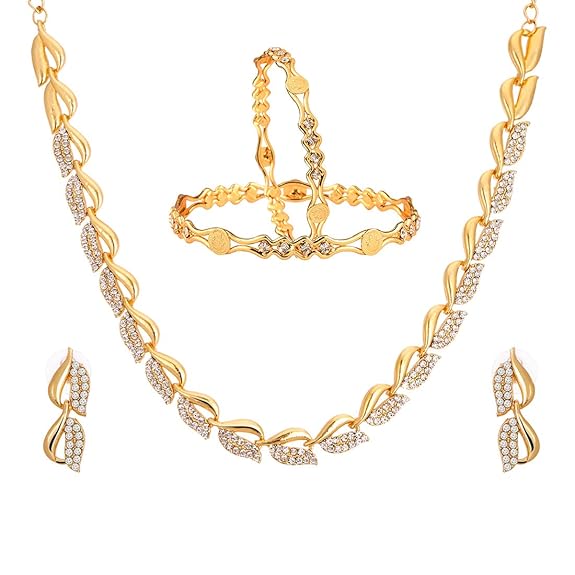 ZENEME Women Gold-Plated Necklace