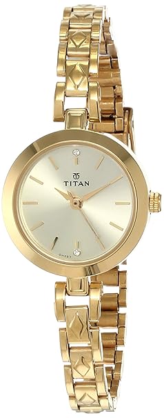 Women Gold Metal Analog Watch